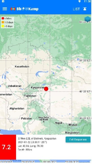 A Big Earthquake in China