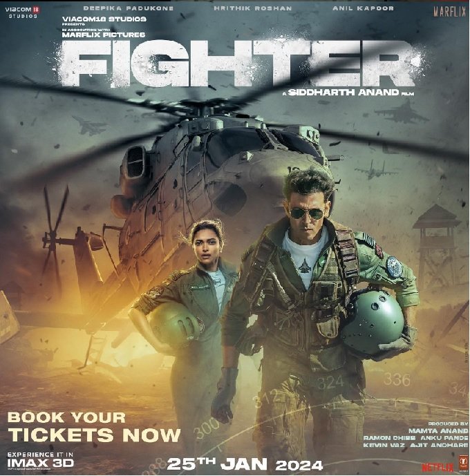 Fighter,Hritik Roshan,Deepika Padukone,