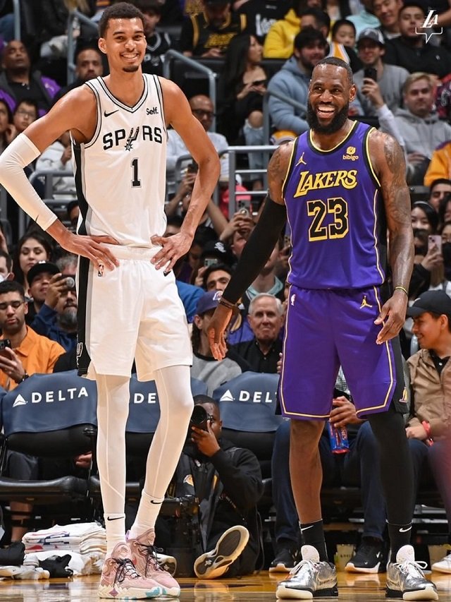 LeBron Leads Lakers to Victory Against Spurs Despite Wembanyama’s Record-Breaking Performance”