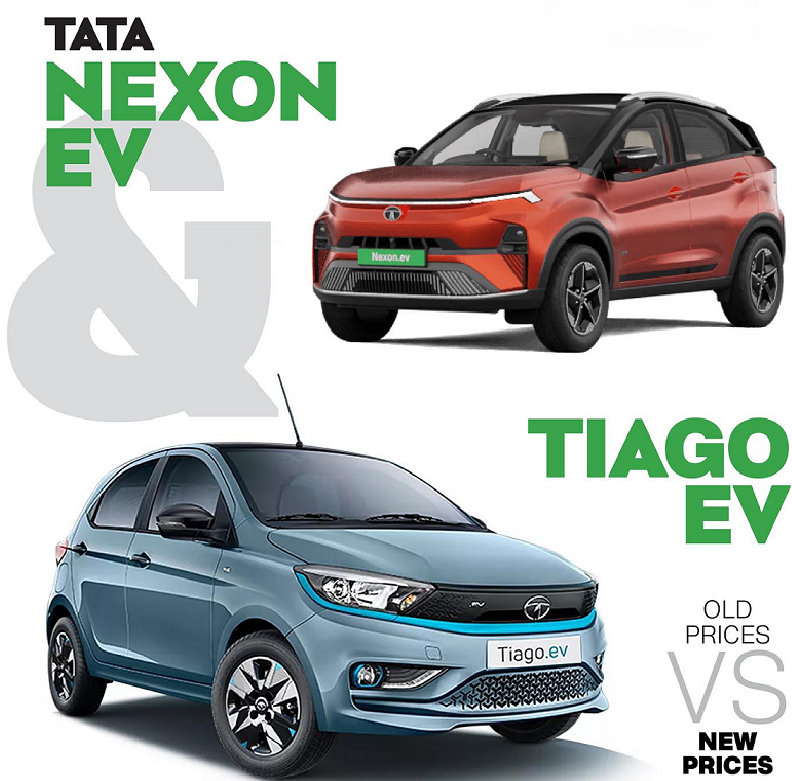 Tata Nexon EV and Tata Tiago EV Prices Drop